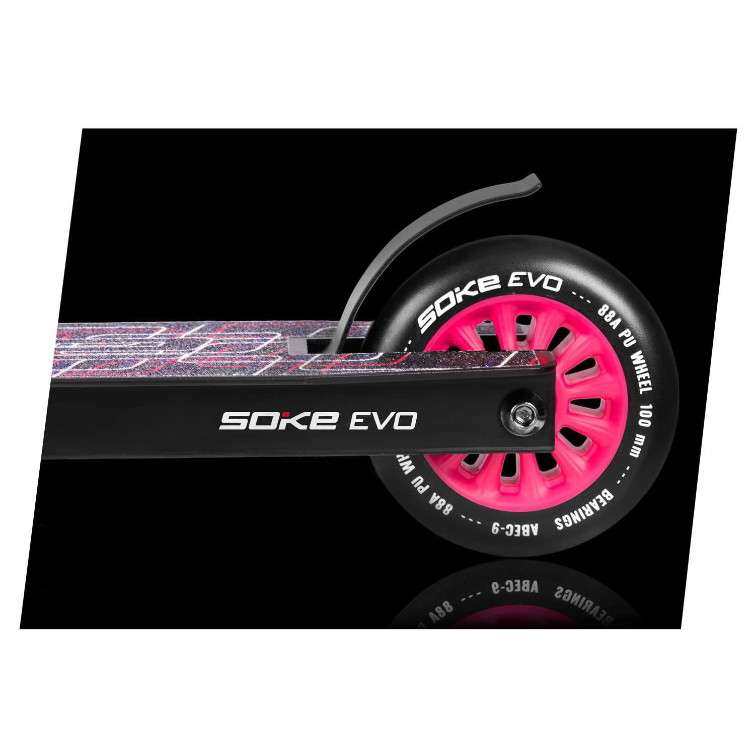 Hulajnoga wyczynowa SOKE EVO 100kg STUNT+ GRATIS KASK Sportowy SOKE K1