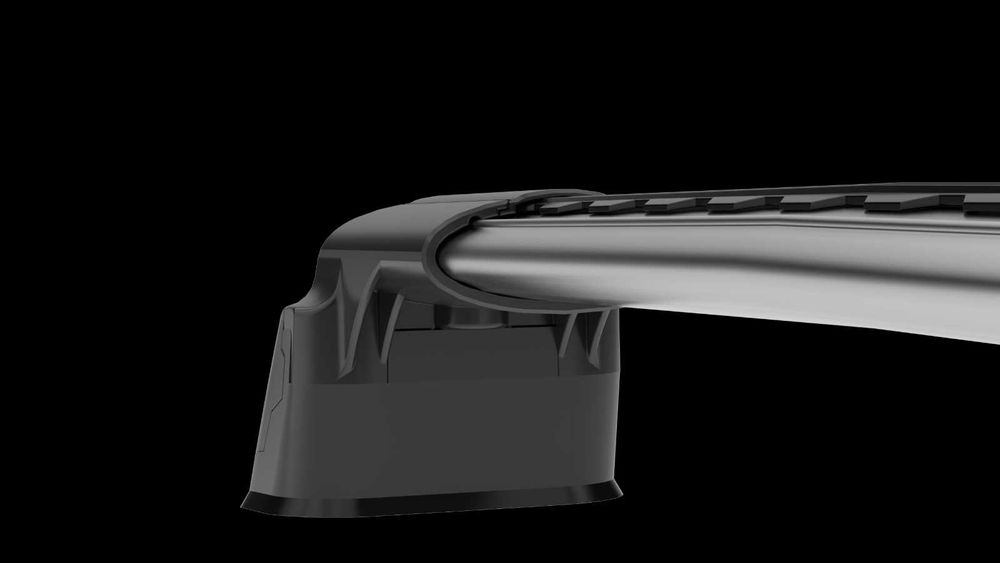 Багажник на крышу, поперечины в штатные места Turtle Air 3 серебристые