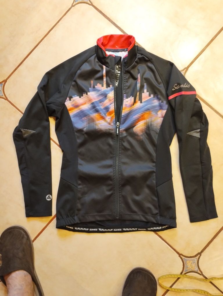 Bluza kolarska Santic ocieplana Cycling For Freedom - Jazda na rowerze