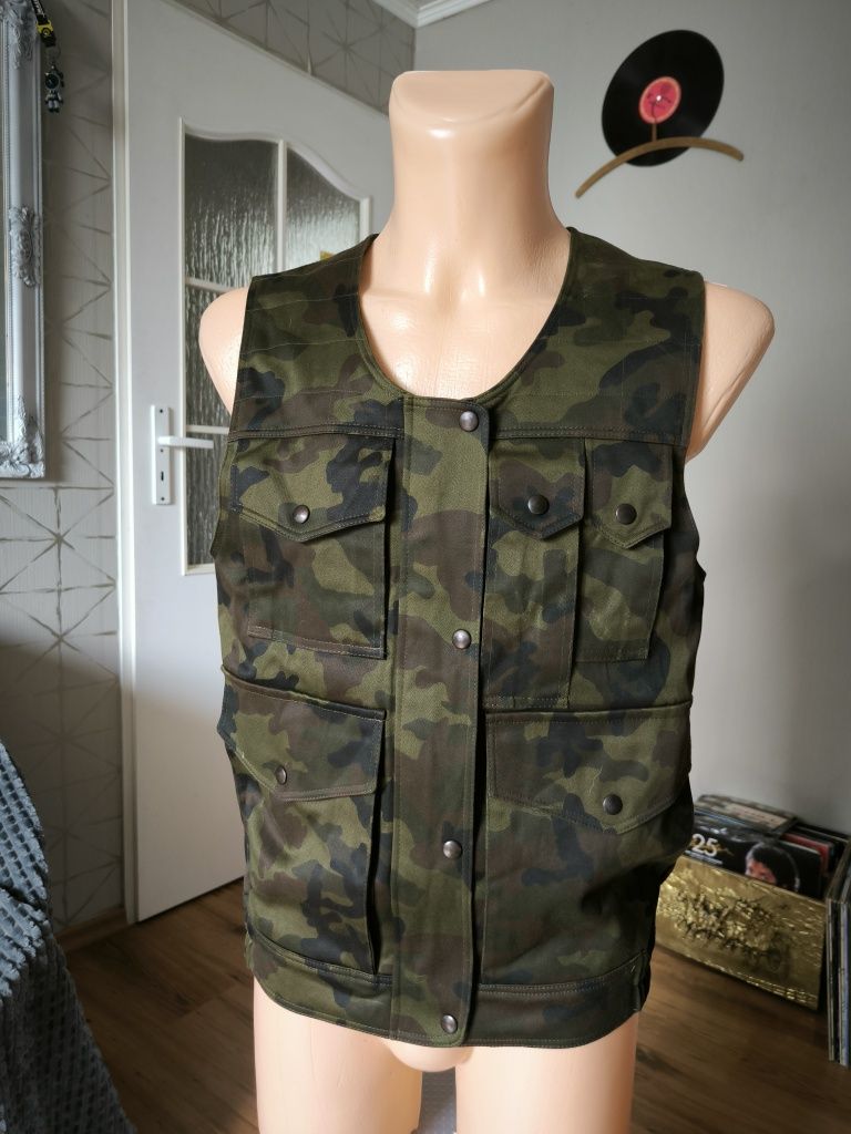Drwal kamizelka damska moro camo na polowanie do lasu 164 taktyczna un