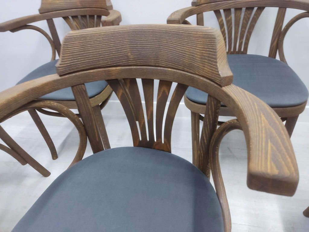 Krzesła Thonet Wachlarz z podłokietnikiem Fameg. 50 szt