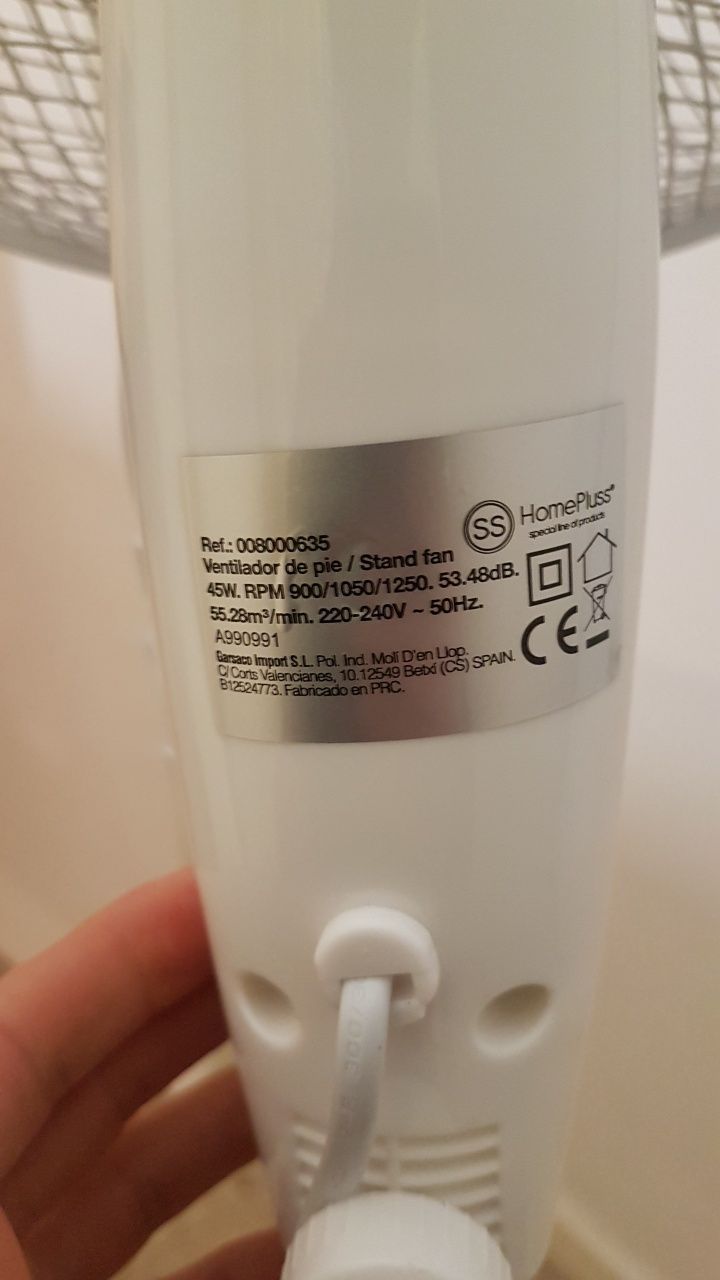 Ventoinha de pé nova homepluss