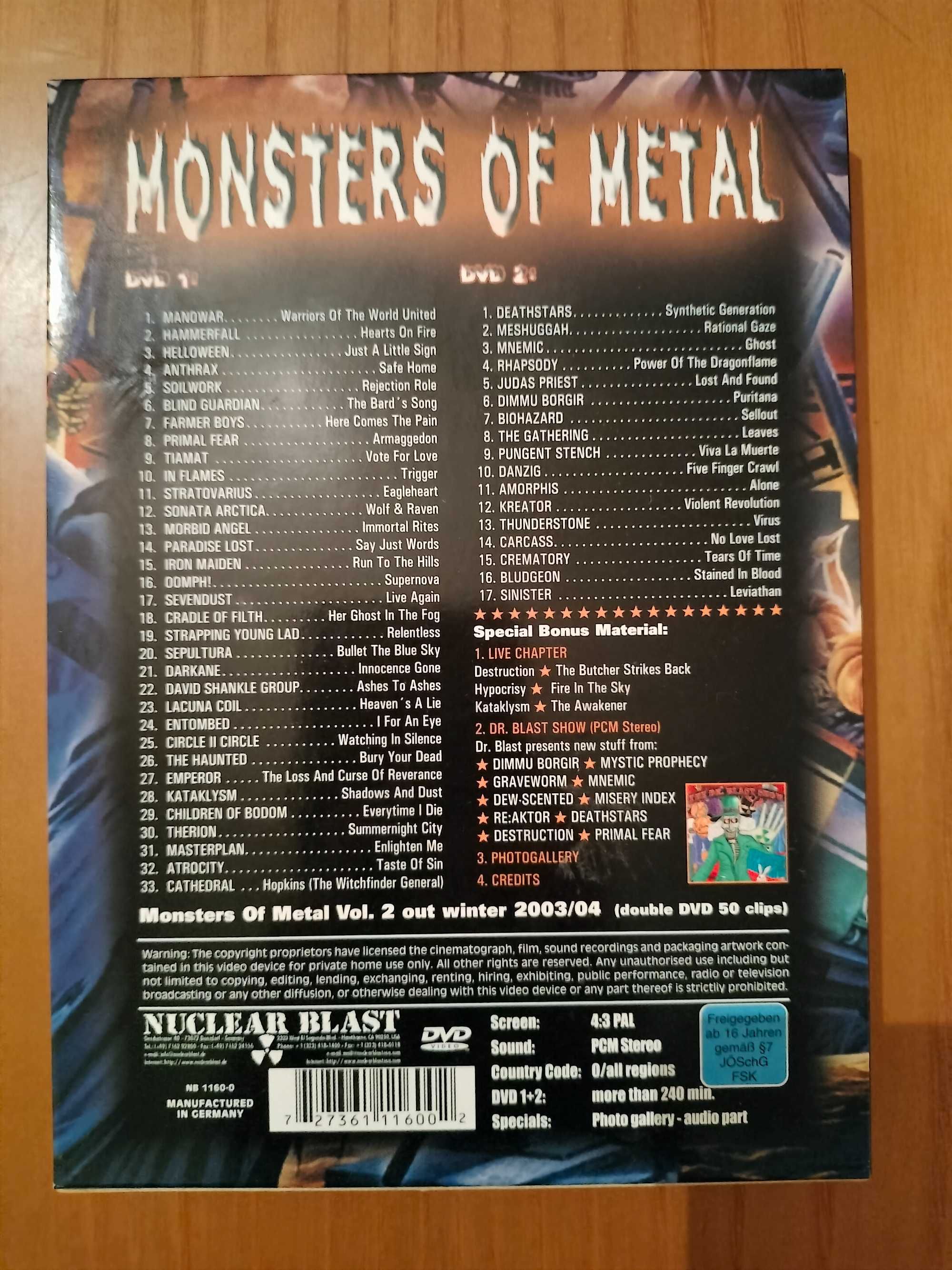 Monsters Of Metal Volume I