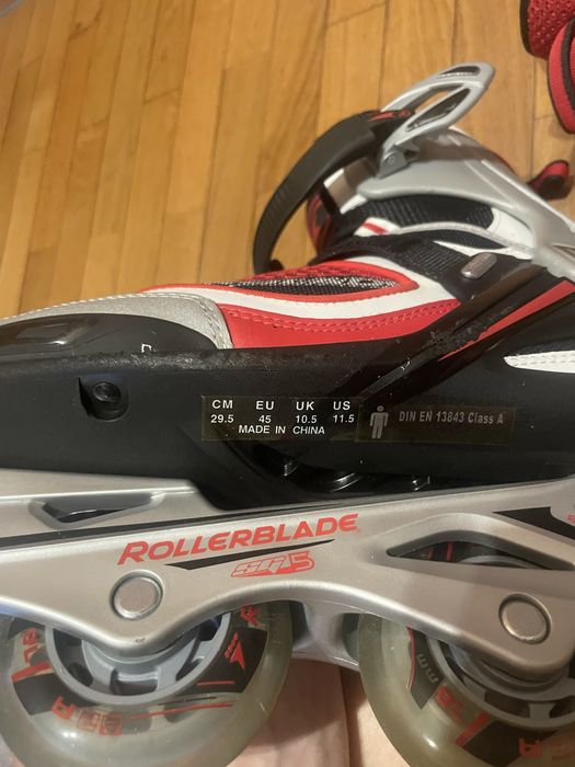 Patins rollerblade profissionais tamanho 45