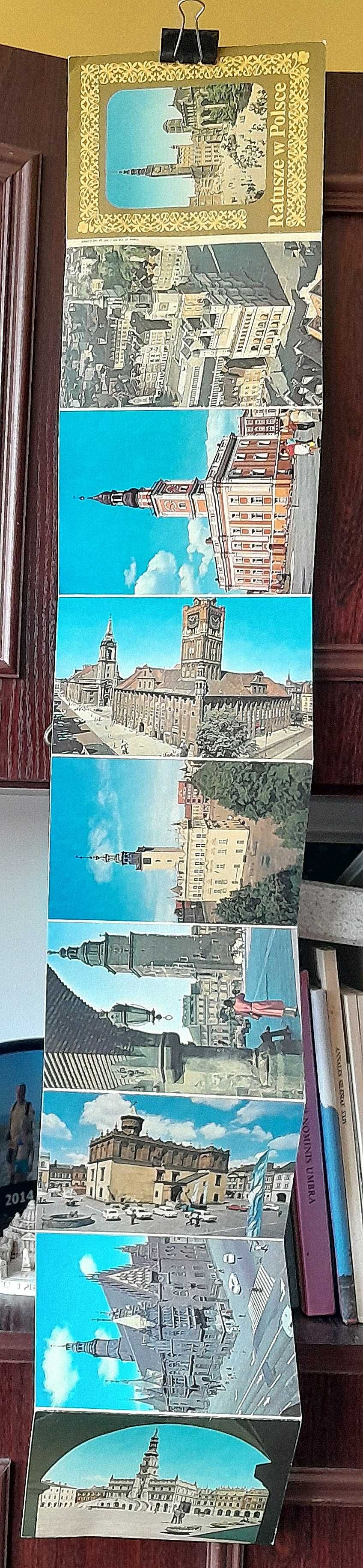 Ratusze w Polsce leporello z 9 pocztówek