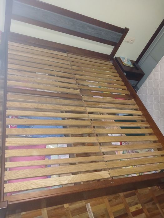 Деревяне ліжко з дуба 160/200