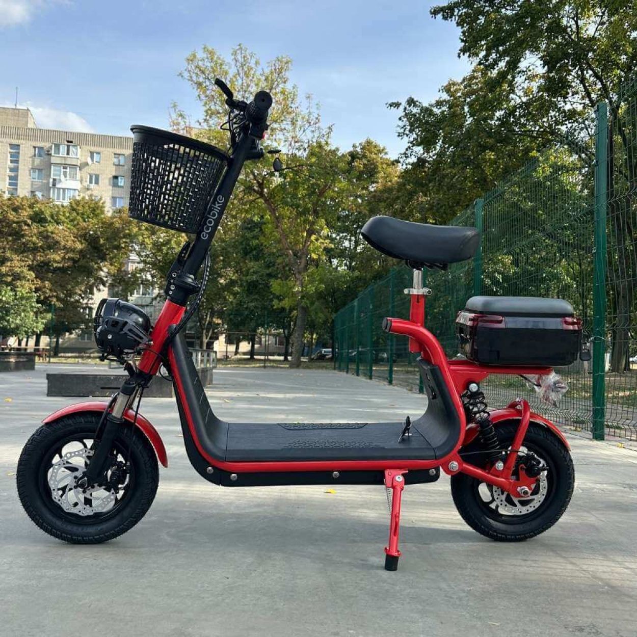 Супер цена‼️ Электросамокат ECOBIKE Zen U12 PRO Красный 800W, 15Ah