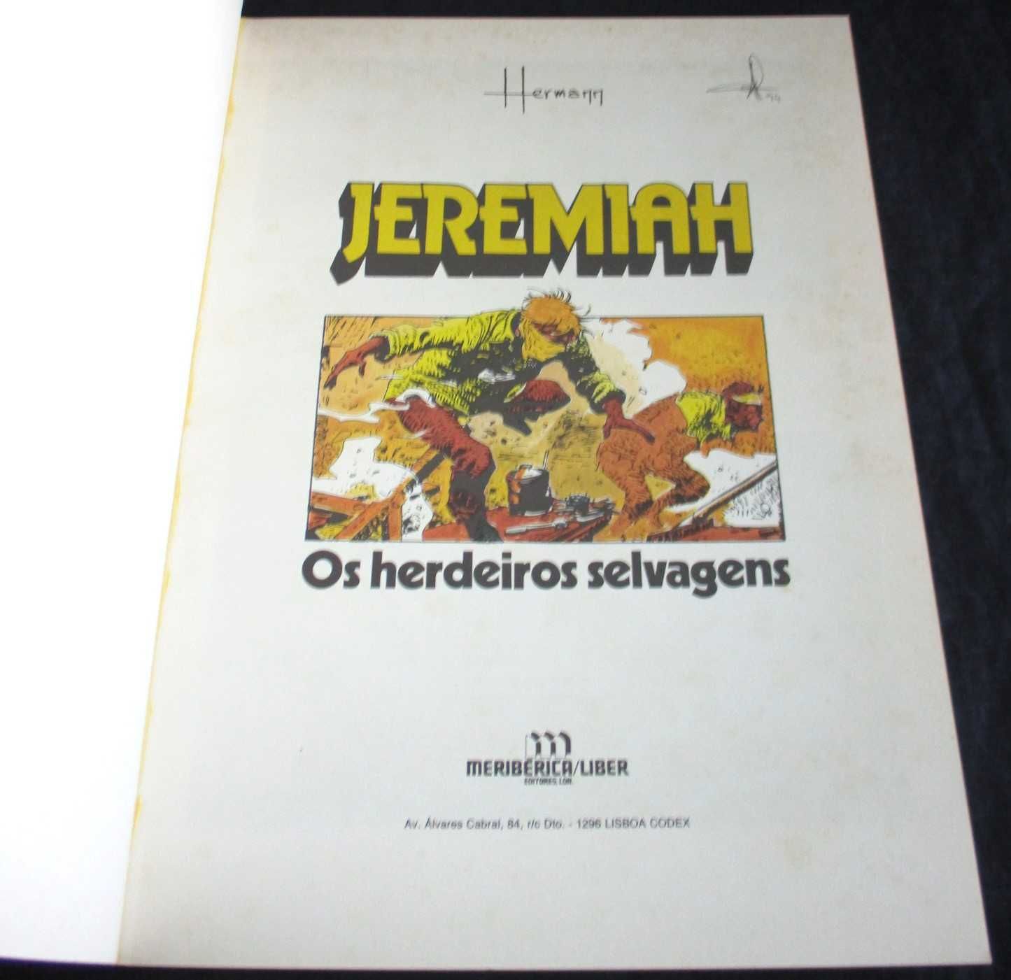 Livro BD Jeremiah Os Herdeiros Selvagens