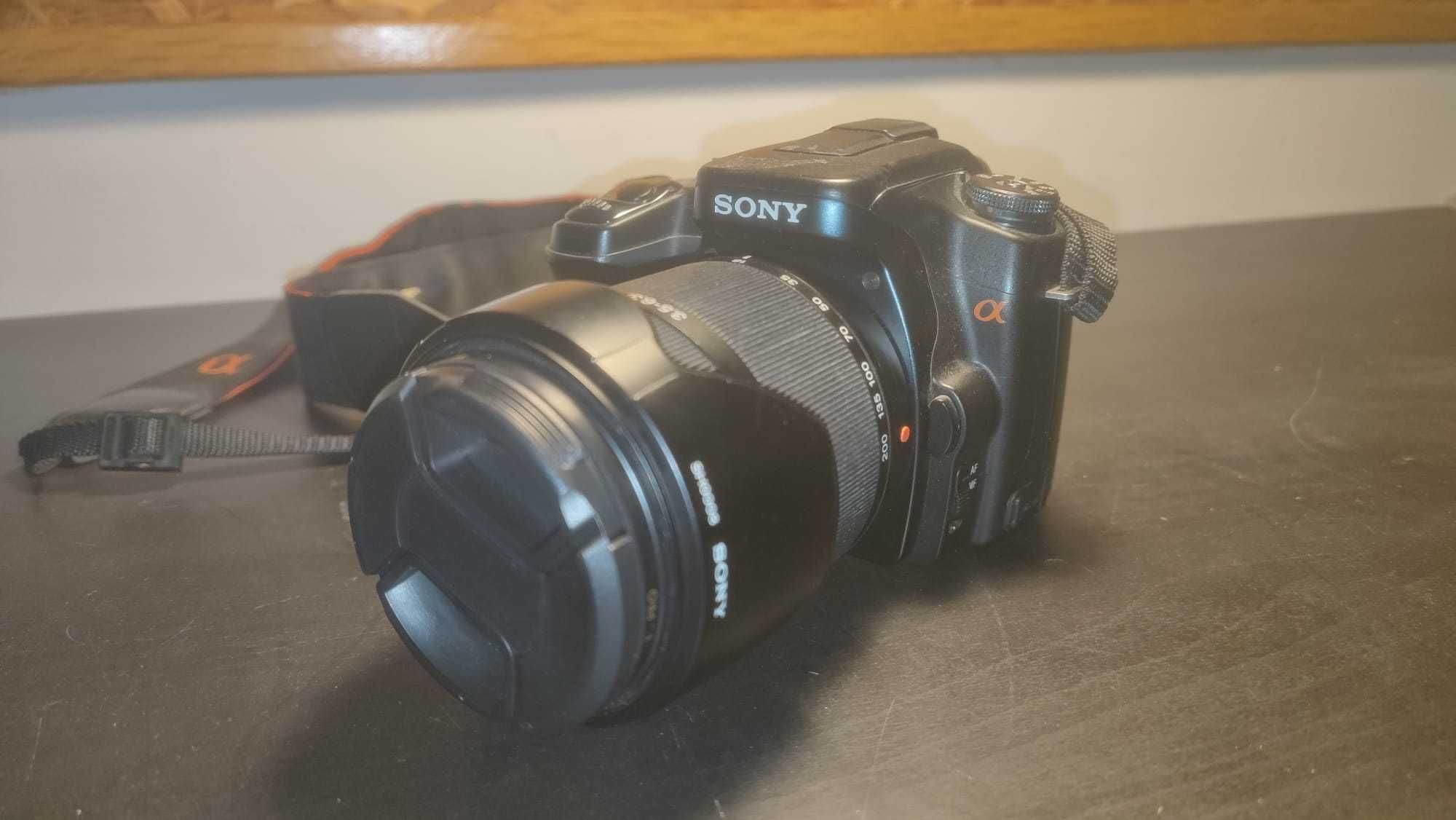 Sony Alpha DSLR-A300 + Lente 18-200mm