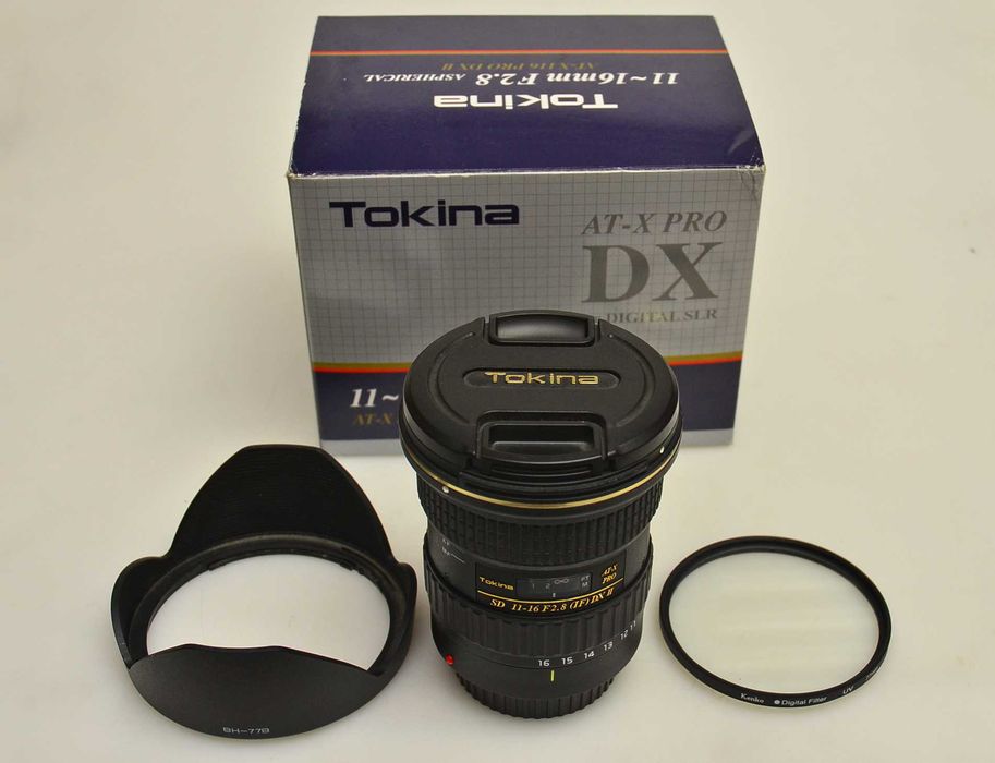 Tokina AT-X 116 PRO DX II (AF 11-16mm f/2.8) + filtr UV Canon