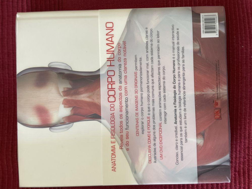 Livro “Anatomia e fisiologia do corpo humano” c DVD