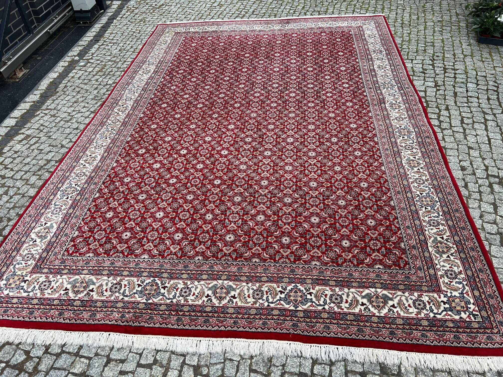 Kaszmirowy dywan perski ręczny Indo-Herati 350x240 galeria 14 tys