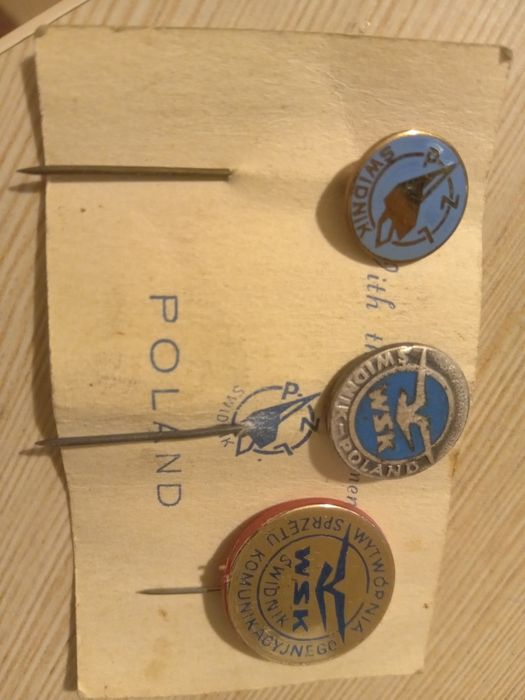 Wpinka, odznaka WSK, PZL Świdnik.