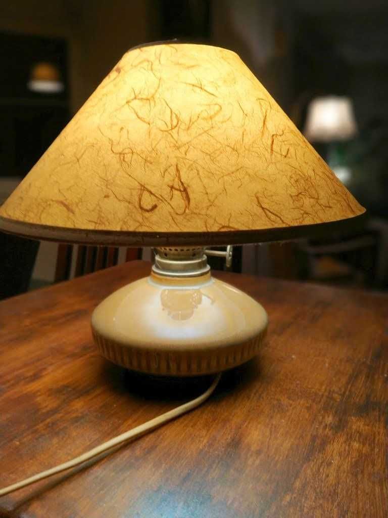 Lampa ceramiczna, WZMPT Wałbrzych, PRL "60-te