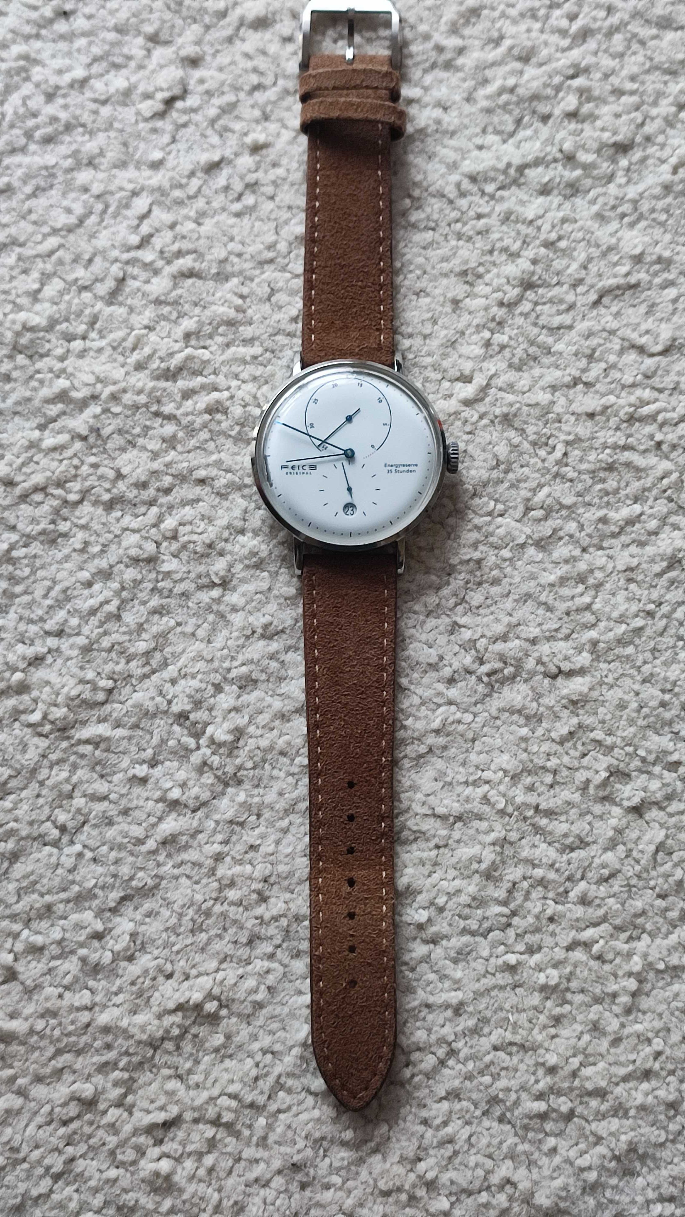 FEICE FM202 automatyczny zegarek męski Bauhaus 42 mm