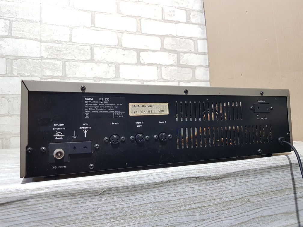 FM/AM  ресивер/підсилювач Saba RS-930 2x30Вт б/у з Німеччини