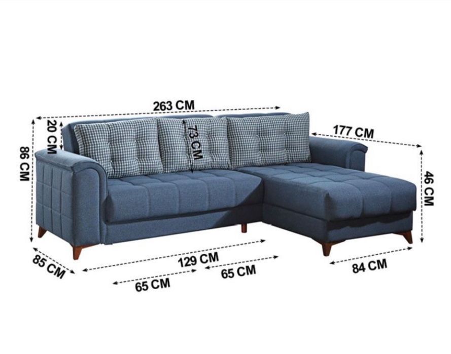Sofa cama chaise longue com arrumaçao (nao se faz entregas)
