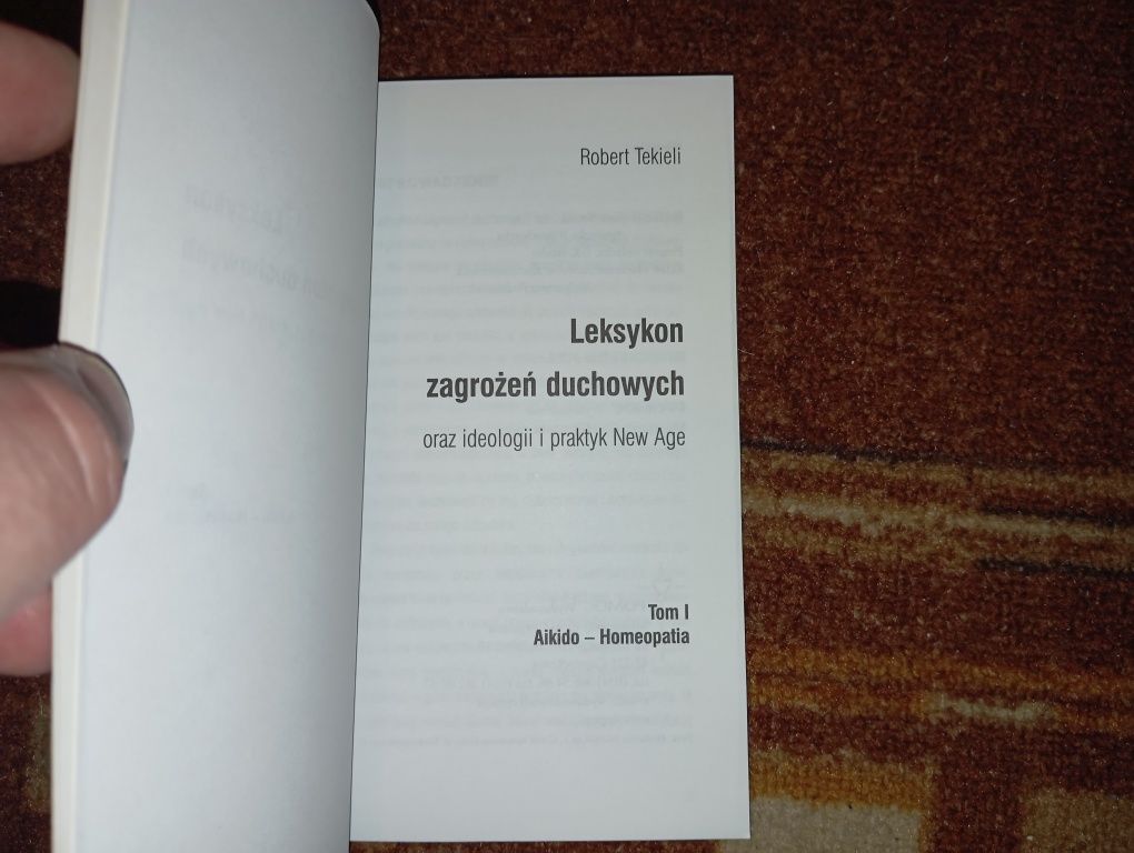 Leksykon zagrożeń duchowych cz. 1 Aikido - Homeopatia