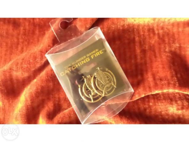 Hunger Games jogos da fome brincos mimo gaio - mockinjay earrings NOVO