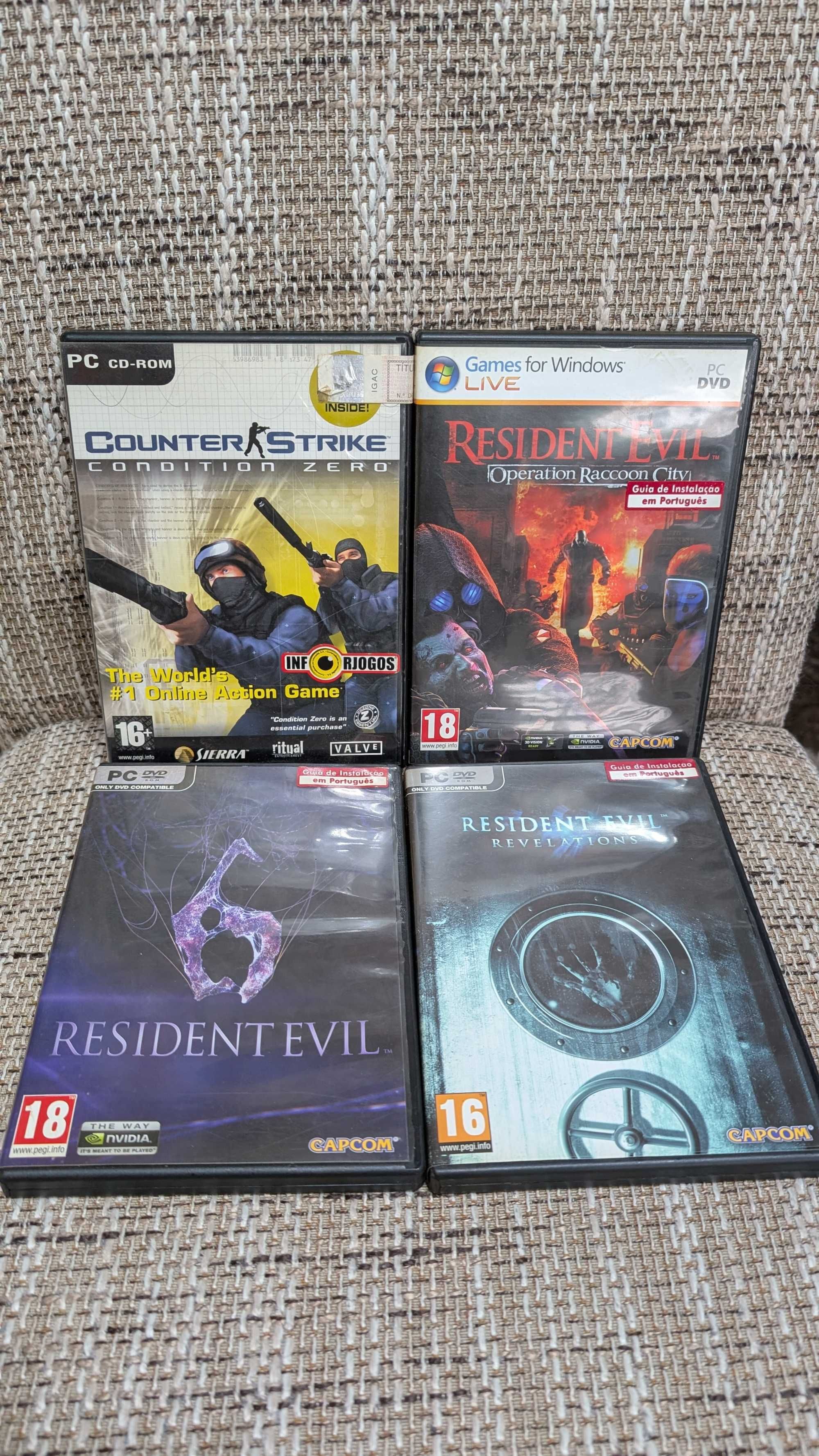 Jogos PC Counter-Strike / Resident Evil / The Sims (PT)