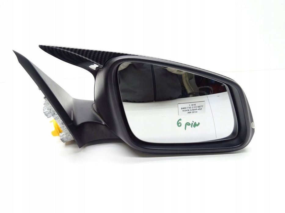 LUSTERKO PRAWE PRAWY PRZÓD PRZEDNIE BMW F30 F31 6 PIN M-PAKIET