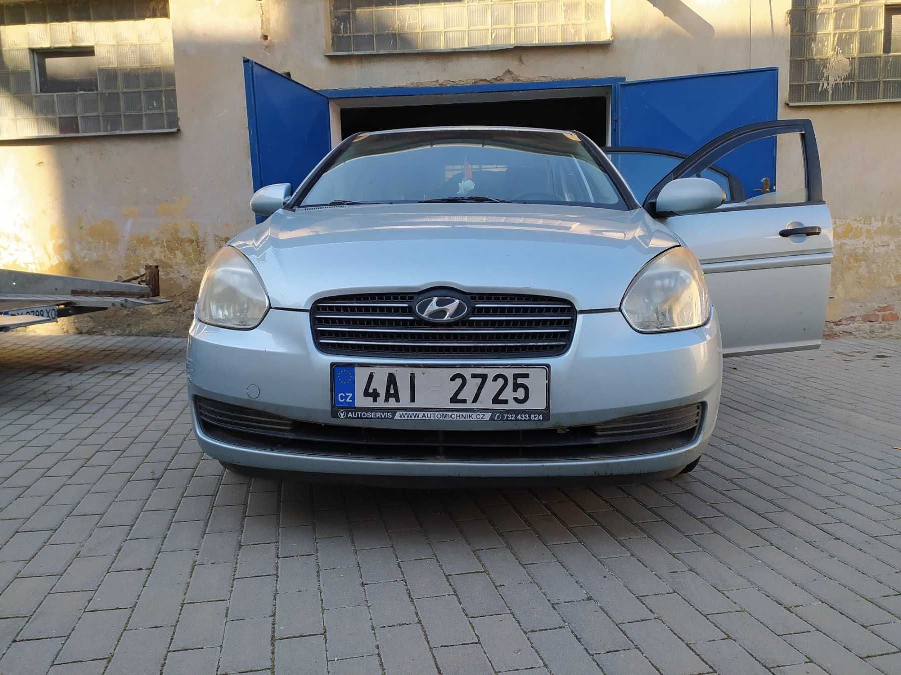 Разборка Хюндай Акцент 2006-2009 Шрот, Hyundai Accent  двигатель