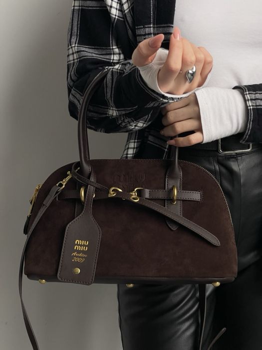 Сумка Miu Miu Aventure Nappa Suede