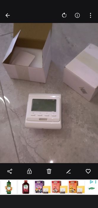 Ścienny regulator temperatury pokojowy Sterownik