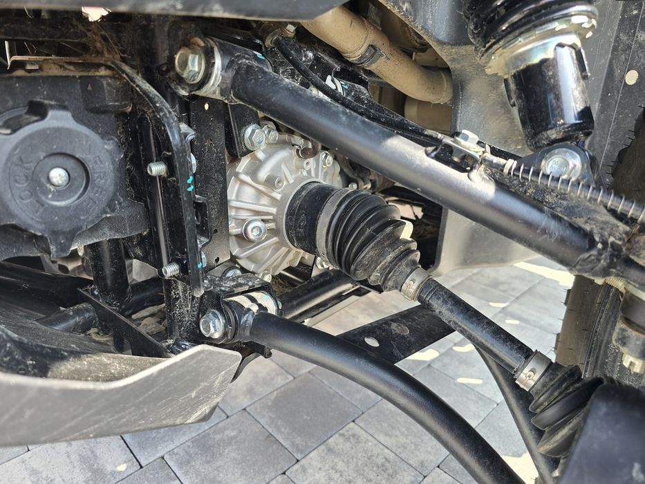Quad Cfmoto CF moto 520l eps.+kufer+pług faktura VatJak nowy.