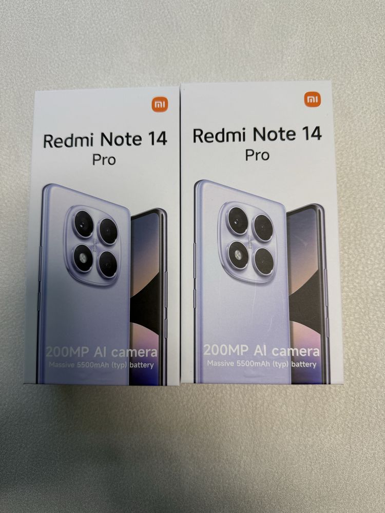 Нові мобільні телефони xiaomi note 14Pro 8+256