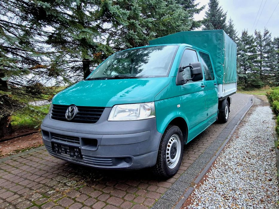 Volkswagen T5 Doka  4x4 Brygadówka pierwszy właściciel serwisowana Klima