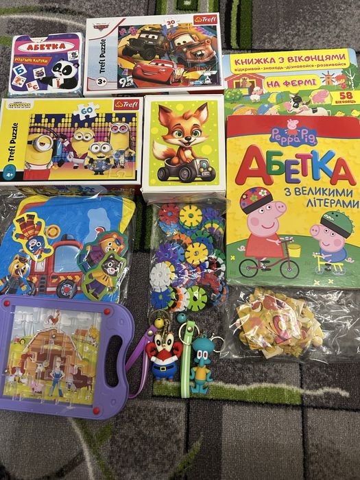 Іграшки дерев'яні вкладиші