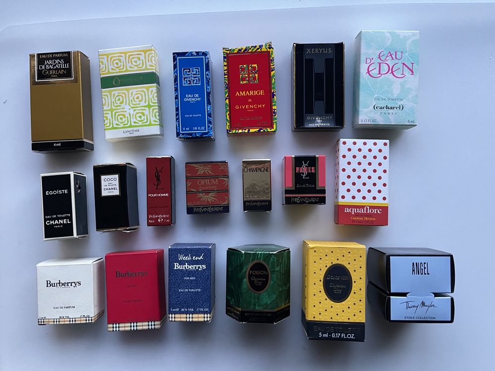 Miniaturas de Perfumes Originais