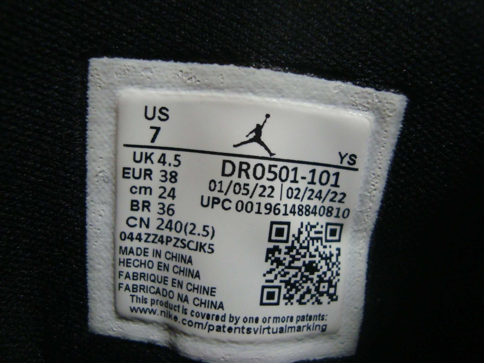 Кроссовки JORDAN AIR MID Black White (38 p.) Оригинал! Кожа!