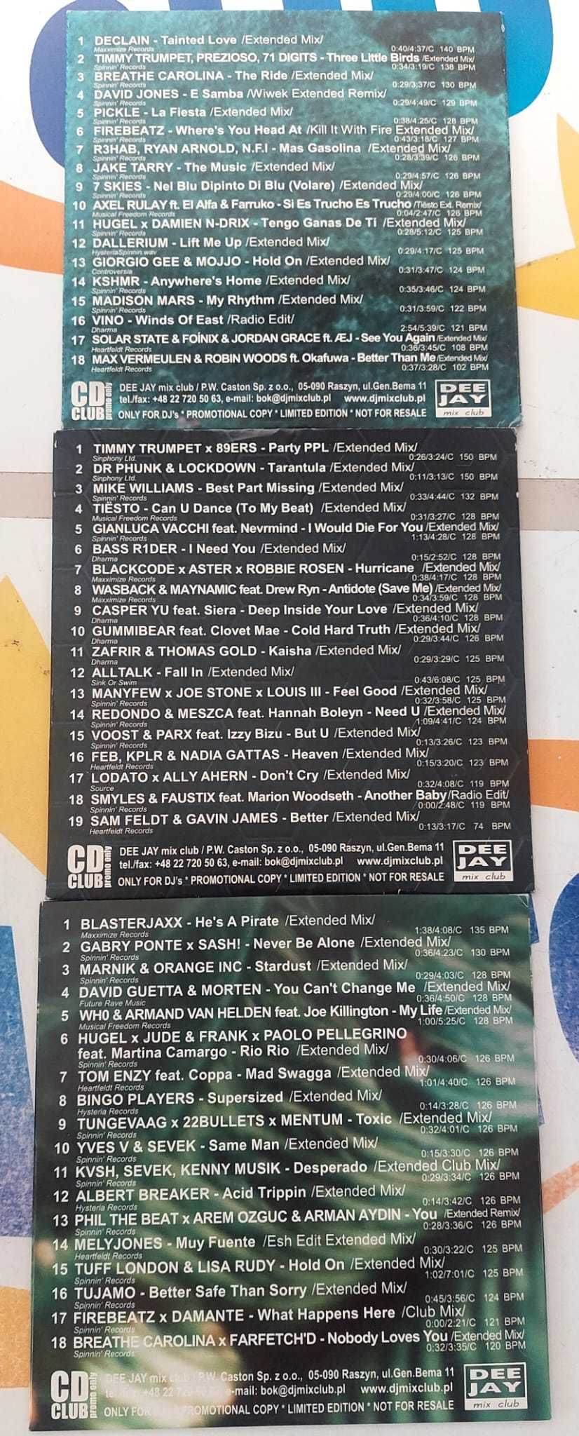 djmc dee jay mix club spinnin records promo sampler składanka 15 cd