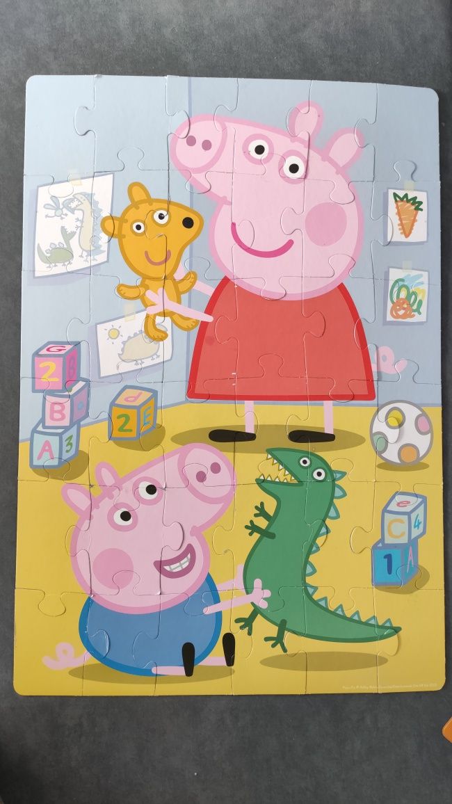 Puzzle Gigant 36 el. 58×84 cm Świnka Peppa Pig Trefl