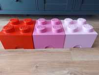 Sprzedam 3 pudełka na klocki Lego kwadratowe