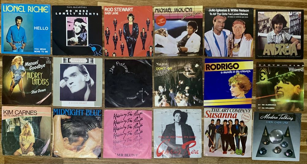Vendo 42 singles + 12 Lp
