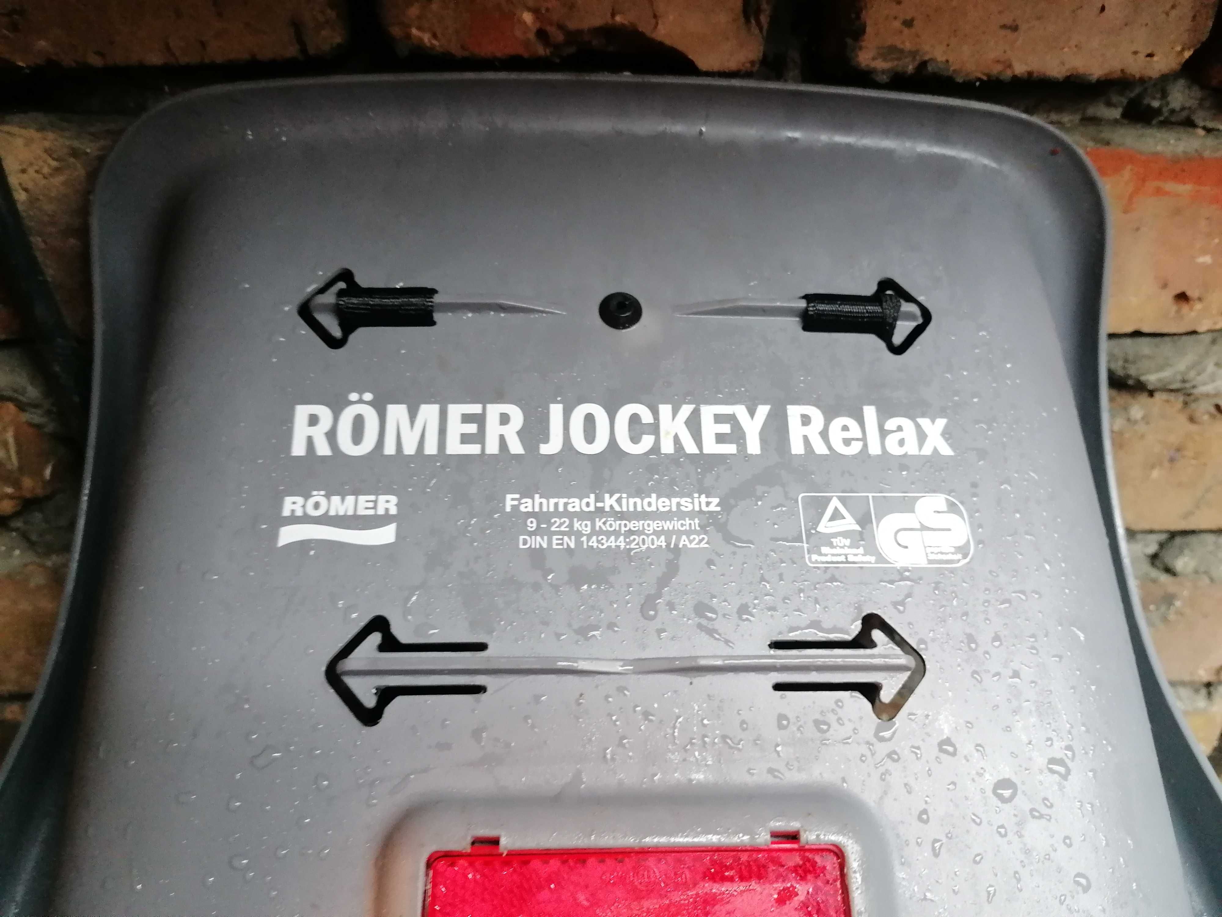 Fotelik rowerowy Romer Jockey relax do 22kg