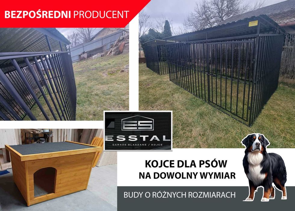 Kojec dla Psa 3x2 - Różne wymiary - Szybka Dostawa | KOJCE | - ESSTAL*