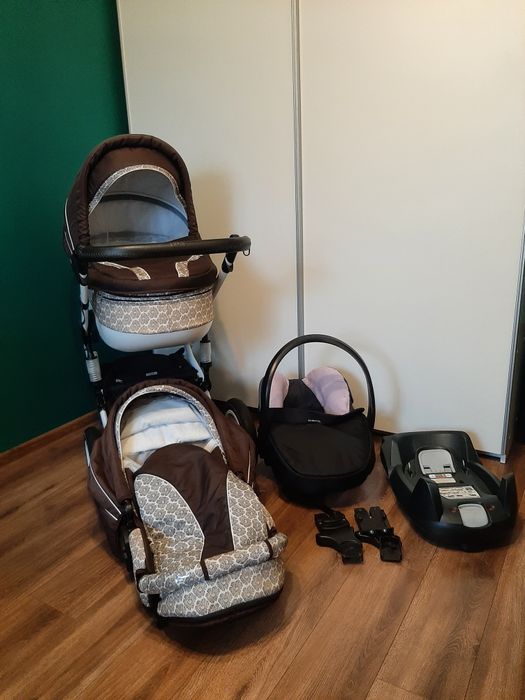 Wózek Verdi Faster z nosidełkiem BeSafe IziGo i bazą pod isofix