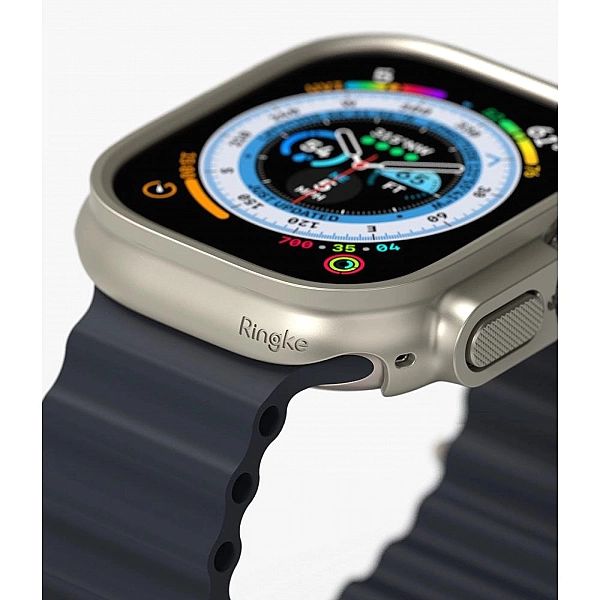 Etui Ringke Slim 2-pack do Apple Watch Ultra (49 mm) Clear & Titanium
