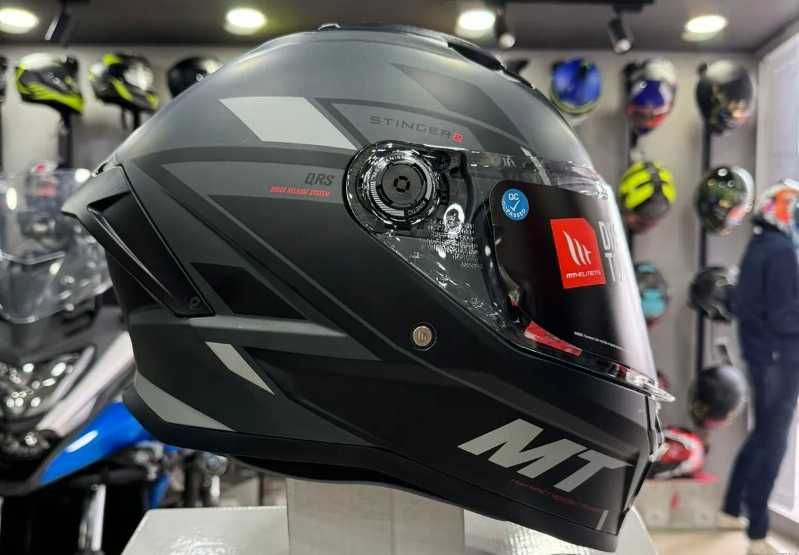 MT STINGER 2 Zivze C2 Matt Grey Мотошлем Шлем для мотоцикла/скутера