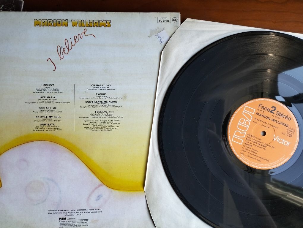 Disco de vinil LP Marion Williams - I Believe, 1978