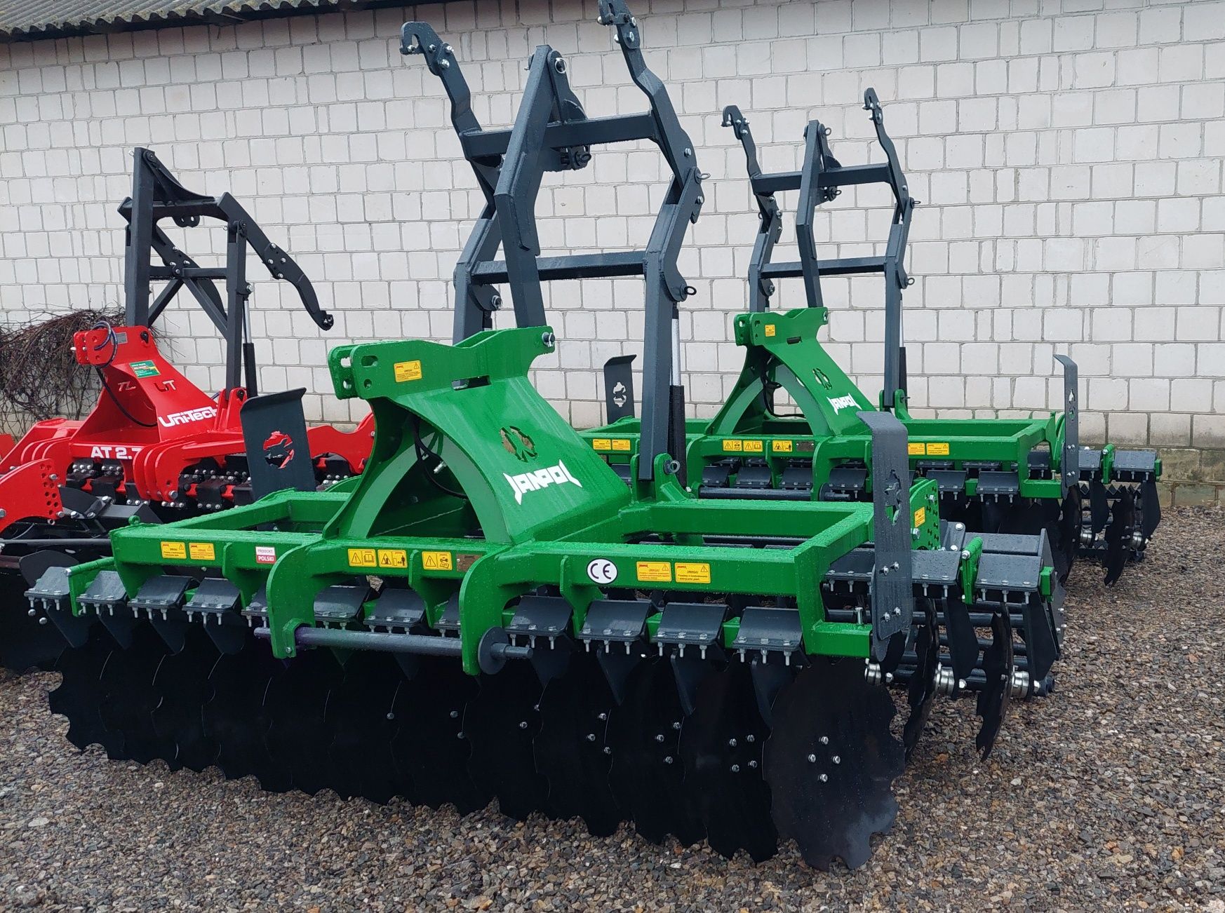 Agregat uprawowo-siewny talerzowy Janpol Uni-tech 2.5m 2.7m 3m 2025r