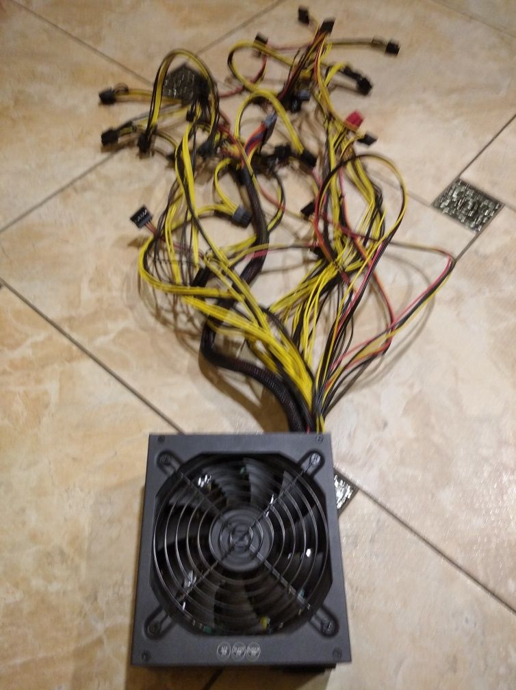 Блок живлення LX-1800W ATX Active PFC 110-220V, для майнінгу ферм, 8 в