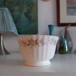 Unikat miseczka porcelanowa Staffordshire miska talerz vintage biała