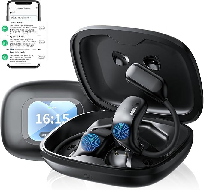 Słuchawki Tłumaczące WingFly AI - 134 Języki, Bluetooth 5.4