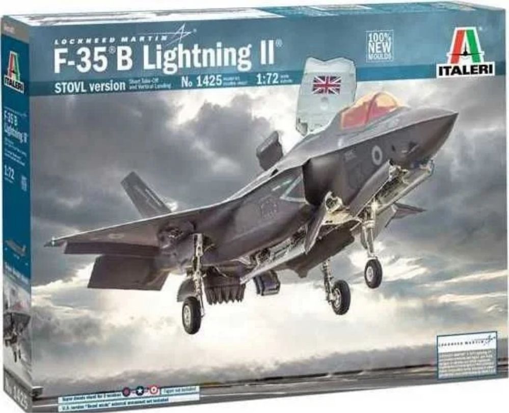 Italeri 1425 model 1/72 samolot F-35 B Lightning II STOVL version