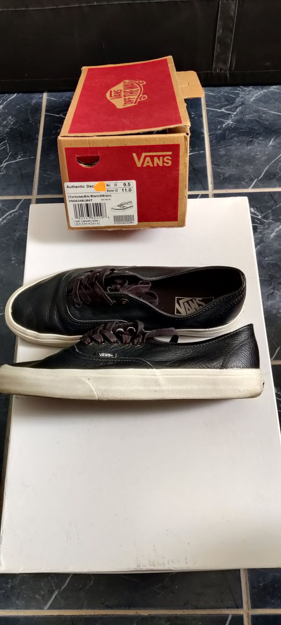 Vans authentic шкіряні